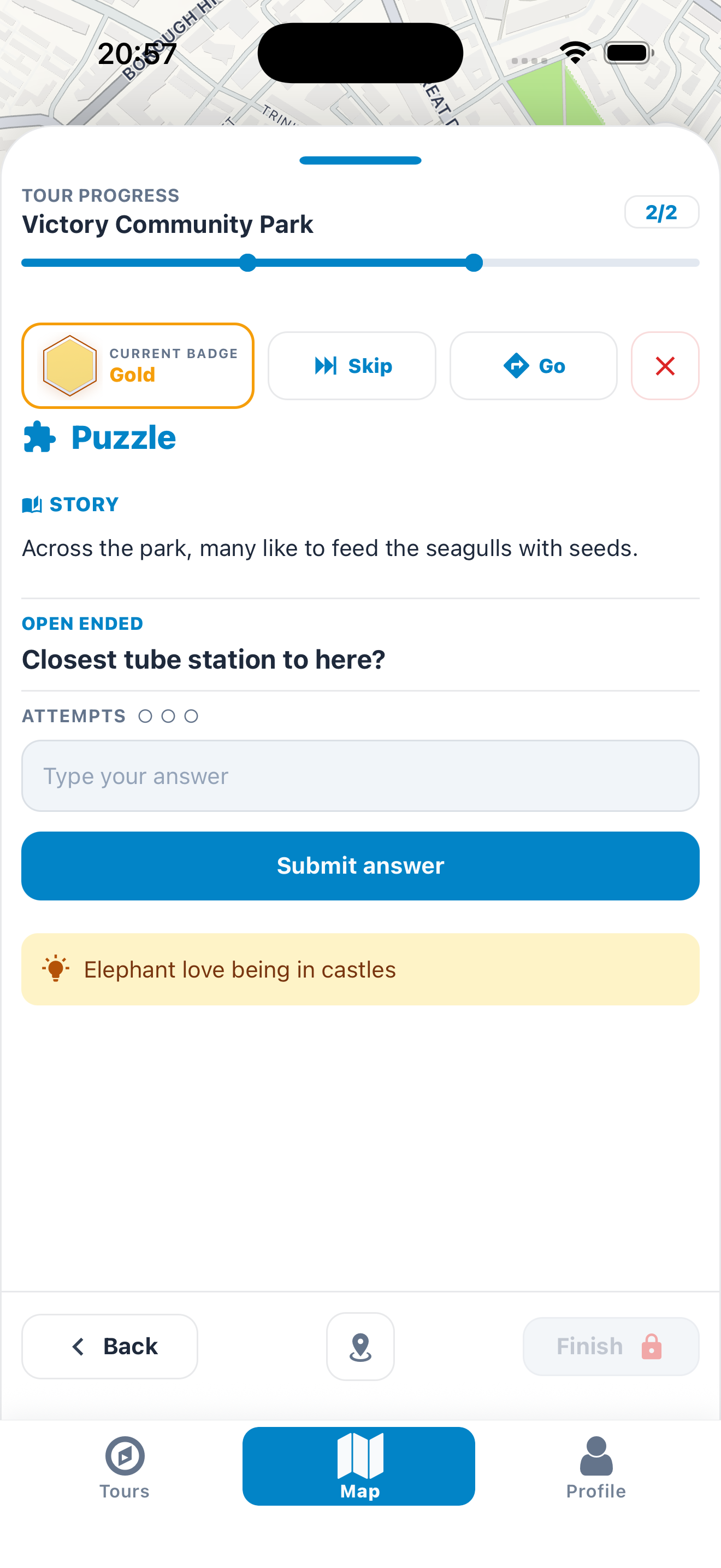 Odyssey puzzle screen preview